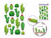 Forever In Time 3D Pop-Up Stickers - Cactus