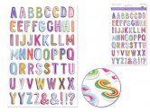 Forever In Time 3D Foam Font Stickers With Foil - Chic Alpha