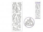 Forever In Time Clear Foil 3D Stickers - Tulips