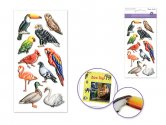 Forever In Time 3D Shimmer Animal Stickers - Birds