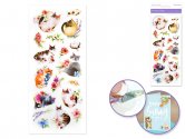 Forever In Time Foil Fancy Stickers - Pretty Cat