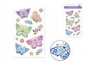 Forever In Time Crystal Art Stickers - Butterfly Frolic