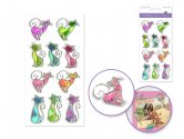 Forever In Time Foil 3D Stickers - Fancy Cat
