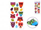 Forever In Time Epoxy Stickers - Owls