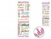 Forever In Time Puffy Glimmer Stickers - Beautiful