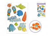 Forever In Time 3D Puffy Stickers - Splish Splash