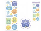 Forever In Time Clear Stickers - Baby Boy