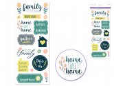 Forever In Time Clear Stickers - Family is Everything