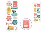 Forever In Time Clear Stickers - Dear Mom