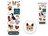 Forever In Time Clear Stickers - Dog Lover