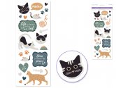 Forever In Time Clear Stickers - Cat Lover