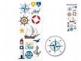 Forever In Time Clear Stickers - Nautical