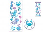 Forever In Time Clear Stickers - Sea Creatures