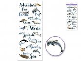 Forever In Time Clear Stickers - Ocean Adventure