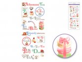 Forever In Time Clear Stickers - Afternoon Tea