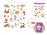 Forever In Time Dazzle Effects Stickers - Puppy Party