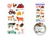 Forever In Time Clear PET Stickers - The Farm