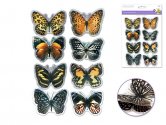 Forever In Time 3D Pop-Ups Foil Butterflies 8pc - Monarch