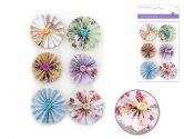 Forever In Time Button Pinwheel Stickers - Delicate