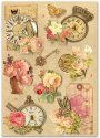 Forever In Time Handmade 3D Glitter Stickers - Vintage 1-4