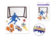 Forever In Time Handmade Stickers 3D - Soccer