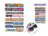 Forever In Time Chipboard Stickers - Fun In The Sun