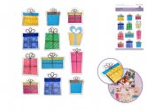 Forever In Time Handmade Glitter 3D Stickers - Gift Boxes