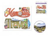 Forever In Time Word Art Sticker - Memories/Travel
