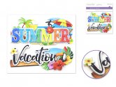 Forever In Time Word Art Sticker - Summer/Vacation