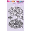 Stampendous Cling Stamp 4"X6" Lacy Ovals