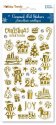 Forever In Time Holiday Trendz Gemmed Foil Stickers - Christmas