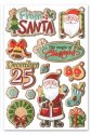 Forever In Time Holiday Trendz 3D Stickers - Yuletide Santa