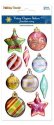 Forever In Time Holiday Trendz 3D Stickers - Metallic Modern Orn