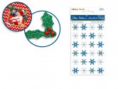 Forever In Time Holiday Trendz Glitter Icons w/Gems - Snowflakes
