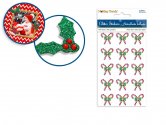 Forever In Time Holiday Trendz Glitter Icons w/Gems - Candy Cane