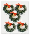 Forever In Time Holiday Trendz 3D Stickers - Handmade Wreaths