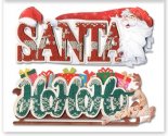Forever In Time Word Art Sticker Holiday Trendz - Santa/Ho Ho Ho