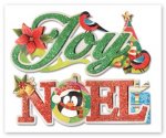 Forever In Time Word Art Sticker Holiday Trendz - Joy/Noel