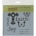 Crafter's Workshop Template 6"X6" Have Faith
