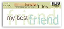 Transfer Titles-My Best Friend