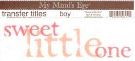 Transfer Titles Boy-Sweet Little One