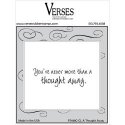 Verses Cling Stamp 4.5"X6.5" - A Thought Away