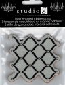 Studio G Mini Rubber Cling Stamps-Ribbon Mesh 1pc