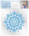 Winter Wonderland Embossing Folder 6"X6" Graceful Snowflake