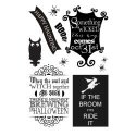 My Sentiments Exactly Clear Stamps 4"X6" Sheet Halloween Hauntin