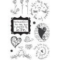 My Sentiments Exactly Clear Stamps 4"X6" Sheet Everyday Love