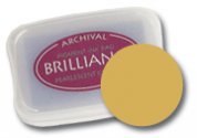 Brilliance Pigment Ink Pad-Pearlescent Galaxy Gold