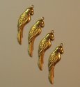 Charms-Brass Parrots