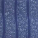 Scrapbooking Paper 12" x 12" - Blue/Grey Flowers and Stripes