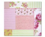 Scrapbooking Paper 12" x 12" - Pink Rose Patchwork